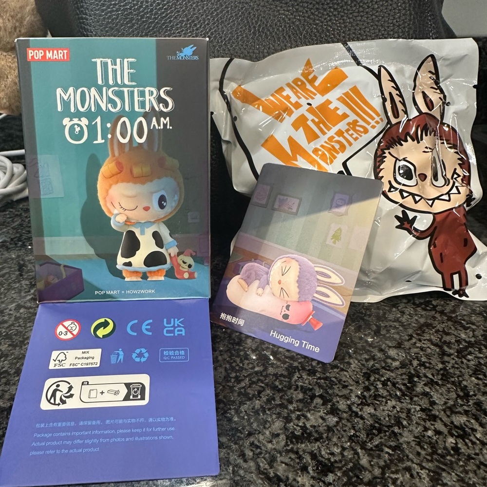 Pop Mart The Monsters 1 AM Figure Hugging Time